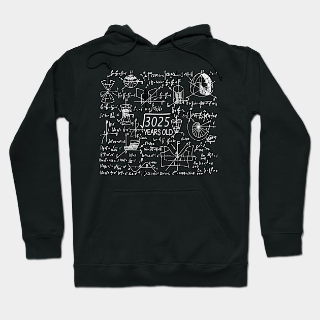 55th birthday math teacher math nerd maths Root of 3025 Hoodie by HBfunshirts